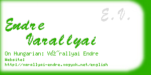 endre varallyai business card